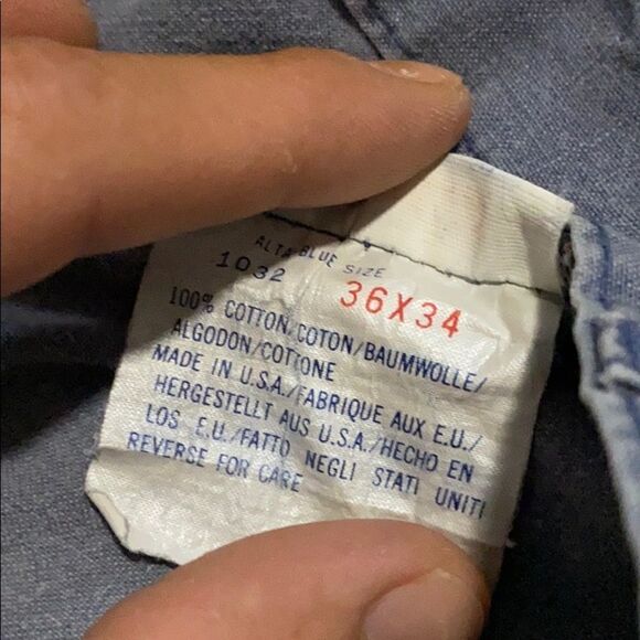 VTG Woolrich pants size 36 / 34 100% cotton USA made - Picture 7 of 7